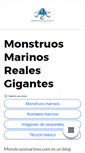 Mobile Screenshot of monstruosmarinos.com