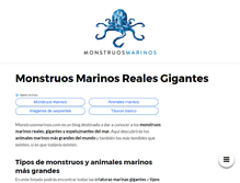 Tablet Screenshot of monstruosmarinos.com